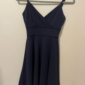 June & Ivy Navy Blue Dress From Francescas
